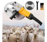 Machine De Découpe électrique De Corne De Vache, Coupe-Corne De Bétail Portable 1900W avec Lame De Scie en Acier, Machine D'écornage 8000r/Min pour Bovins Et Moutons, Jaune