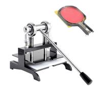 Machine de découpe en caoutchouc pour raquette de tennis de table, design à double roulement à rouleaux pour une coupe précise des bords, idéale pour la prise de stylo et les raquettes à poignée