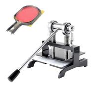 Machine de découpe en caoutchouc pour raquette de tennis de table, machine de découpe en cuir, double roulement à rouleaux, presse manuelle pour raquette de ping-pang en caoutchouc, dispositif de