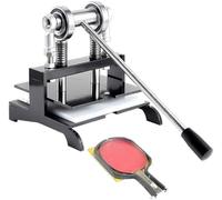 Machine de découpe en caoutchouc pour tennis de table, plate-forme de coupe manuelle pour caoutchouc de tennis de table, livrée avec lames, convient à tous les types de lames, les styles Penhold et