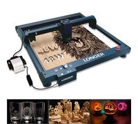 Machine de découpe et de gravure laser B1 40W avec pompe à air WIFI, vitesse de 36000 mm/min, zone de travail 450*440 mm, outils de gravure et de découpe multicolores B1-40W