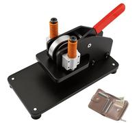 Machine de découpe manuelle, presse manuelle avec course de 10 mm et hauteur de matrice fixe de 23,8 mm, acier au carbone pour tissu en cuir, papier mousse EVA, 120 x 120 mm