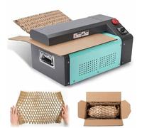 Machine de découpe pour carton, extenseur de tampon ondulé, déchiqueteuse de papier d'emballage en nid d'abeille, largeur de coupe de 450 mm pour un recyclage efficace du carton