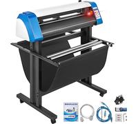Machine de découpe vinyle Traceur, Découpeuse vinyle 87 cm, Machine de découpe vinyle semi-automatique pour imprimante DIY, Découpe manuelle de panneaux de positionnement avec support au sol Logiciel