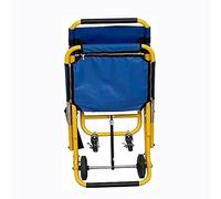 Machine De Déplacement De Fauteuil Roulant Mobile Confortable en Plein Air Escalier Pliable À 4 Roues avec Civière À Boucle À Dégagement Rapide Marcheur De Déplacement Médical Chaise D'Escalier Ambu