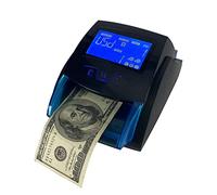 Machine de détection de jambe de banque de mélange pratique mini faux détecteur d'argent détecteur de facture pour USD/GBP/EURO Détecteur de cash avec batterie(Nero)