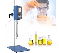 Machine de dispersion en porte-à-faux de laboratoire avec affichage numérique, outil d'homogénéisation à haute cisaillement pour cosmétiques, peinture et émulsification de revêtement, 2000-28000 tr
