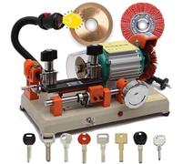 Machine de duplication manuelle multifonctionnelle de clé 120 W, cutter professionnel horizontal pour clés creuses, ondulées, cylindriques