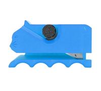Machine de en carton à gratter, outil de en carton d'impression 3D en plastique, machine de dé de précision, adapté au carton à gratter avec une épaisseur de 0,3 pouces (Bleu)