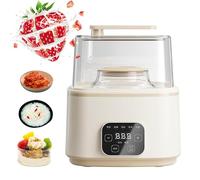 Machine de fabricant de yogourt 20W, fabricant automatique de yogourt, timing de température constante intelligente PTC Température constante tridimensionnelle pour les femmes hommes