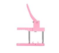 Machine de fabrication de badges et de boutons 25/32/58 mm, for broches et badges artisanaux Pour la production artisanale(Pink,58MM)