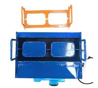 Machine de fabrication de blocs de ciment, 30 briques/heure, électrique, creuse, formage rapide en 45 s, outil de pavage efficace, pression de 23 kN, pour usage domestique et agricole(H2)