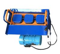 Machine de fabrication de blocs de ciment, 30 briques/heure, électrique, creuse, formage rapide en 45 s, outil de pavage efficace, pression de 23 kN, pour usage domestique et agricole(H5)