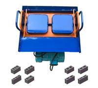 Machine de fabrication de blocs de ciment - Brique mobile avec pression maximale de 23 kN - Formation rapide de 45 s - Fréquence de vibration de 212 - Produit 30 briques/heure pour les fermes