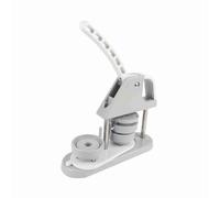 Machine de fabrication de boutons de 58 mm, kit de presse pour badges broches avec 100 pièces de fournitures, outil de fabrication de badges facile à utiliser pour les enfants et (Grise)