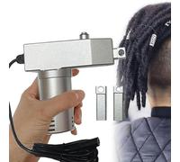 Machine de fabrication de dreadlocks, outils électriques portables pour dreadlocks, adaptés aux cheveux humains longs et aux cheveux synthétiques, au lieu d'une fabrication manuelle plus rapide.