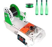 Machine de fabrication de filaments 3D en PET recyclé, machine de bureau pour la fabrication de filaments, pultrude de filaments à partir de bouteilles en plastique green-orange