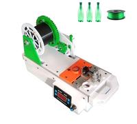Machine de fabrication de filaments d'imprimante 3D, extrudeuse de bureau avec contrôle numérique de la température, recycleur de bouteilles en PET recyclées pour le bricolage et les petits (Color )