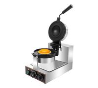 Machine De Fabrication De Hamburgers Ufo, Machine De Presse à De Hamburger, Presse Hamburger AntiadhéSive, Gaufrier Rotatif, Chauffage Double Face 50-300 ℃, Usage Domestique Et Commercial(Single)