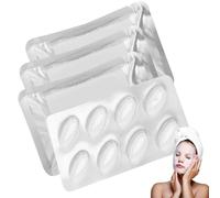 Machine de fabrication de masques faciaux, 32 comprimés collagène, masque effervescent pour fabricant visage, comprimés coton blanc adaptés au bricolage pour la peau, la voiture, le spa et p