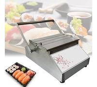Machine de fabrication de rouleaux de sushi carrés, machine à rouleaux de sushi manuelle, efficacité de production de 10 pièces, machine à rouler le riz, acier inoxydable 304, rapide, efficace