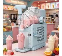 Machine de fabrication de slushie, 180W, capacité de 2L, boisson froide & Glacier à servir en douceur, modes 5-en-1, refroidissement rapide de 15 minutes, nettoyage automatique pour usage domestiq