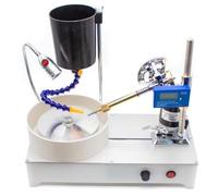 Machine de Facette en Pierre précieuse avec Une Vitesse réglable de 2800RPM, Un polisseur de Bijoux de 120W avec Affichage numérique et lumière LED, Outil lapidaire Compact pour Le broyage et Le