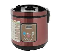 Machine de fermentation à l'ail noir, 6 l, 90 W, température réglable, fermenteur automatique d'ail, cuiseur à ail, pour un usage privé et commercial (noir + violet)