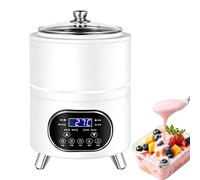 Machine De Fermentation Entièrement Automatique Électrique, Fermenteur À Yaourt, Chauffage Uniforme 360°, 7 Modes De Fermentation Pour Yaourt, Vin De Riz Doux, Pâte, Enzyme, Natto(White,8L)