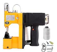 Machine de Fermeture de Sacs à Coudre, Machine de scellage de Sacs de courrier 190 W, Machine d'emballage de Sacs tissés Portable 2600 Aiguille/Min, Ferme-Sac Industriel pour Sacs, tissés, Riz Yellow