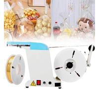 Machine de fermeture de sacs semi-automatique électrique, noueuse à attache torsadée pour emballages alimentaires, diamètre réglable de 0,1 à 1,2 mm, équipement de cerclage de sacs, pour supermarché