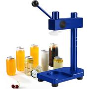 Machine de fermeture de tasse en alliage d'aluminium, machine à coudre manuelle avec base fixe, capacité d'étanchéité 250/330/400/500/700 ml, pour sceller les bouteilles d'animaux de compagnie, vert