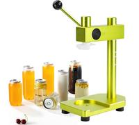 Machine de fermeture de tasse en alliage d'aluminium, machine à coudre manuelle avec base fixe, capacité d'étanchéité 250/330/400/500/700 ml, pour sceller les bouteilles d'animaux de compagnie, vert