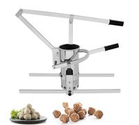 Machine de formage de boulettes de viande manuelle professionnelle avec modèles de 15, 20, 25 mm, hauteur réglable, machine à boulettes de viande, pour faire des boules de poisson, des boules de bœuf