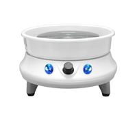 Machine de formage de poterie, vitesse réglable 50/60Hz, 100-240V, roue de poterie CW ou CCW, bassin de blocage de boue détachable for l'artisanat