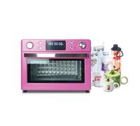 Machine De Four À Sublimation, Four À Presse À Chaleur À Convection De 16 L Avec Chauffage À 360 °, Technologie De Chauffage De L'air For Tasses, Gobelets, Bouteilles D'eau(Rose red,30L)