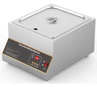 Machine De Fusion De Chauffage,tempéreuse De Chocolat Commerciale,fondeur De Chocolat,Chauffe-Aliments électrique avec Affichage Numérique pour La Fusion Et Le Chauffage De La Crème, A