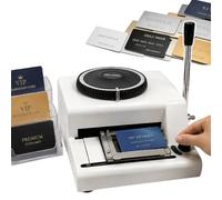 Machine de gaufrage manuelle de 72 caractères, gaufreuse de cartes en PVC