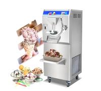 Machine de glace dure Gelato commerciale de certificat ETL de Kolice Machine de glace d'eau italienne avec porte et charnière en acier inoxydable plus fortes