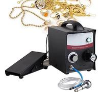 Machine de gravure à percussion pneumatique tête unique, outils réglage pierre manuelle, for la fabrication bijoux