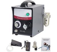 Machine de gravure à percussion pneumatique tête unique, outils réglage pierre manuelle, for la fabrication bijoux