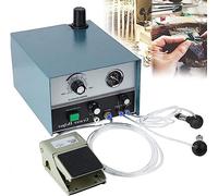 Machine de gravure bijoux pneumatique à double tête 60 W, machines vitesse réglable, outil multifonction électrique for l'artisanat en bois fer forgé, 220 V