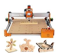 Machine de Gravure CNC FoxAlien Masuter Pro, Routeur à Bois 3-axes tout En Aluminium pour Graver Le Bois, L'acrylique, Le MDF, Le nylon (Zone de Gravure 400x400x60mm)