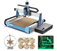 Machine de Gravure CNC Genmitsu PROVerXL 4030 pour Bois Métal Acrylique MDF, châssis C-BEAM, contrôlée par GRBL, CNC Fraiseuse 3-axes tout En Aluminium, zone de travail XYZ 400 x 300 x 110mm