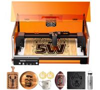 Machine de gravure laser L2 MAX 5.5W, Machine de gravure laser incluse, Machine de gravure CNC haute précision, Découpeuse laser, Gravure et découpe sur bois/métal/verre, Convient aux débutants