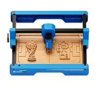 Machine de gravure laser Laservii L1 Pro 12W avec zone de travail de 300 x 300 mm, compatible avec LightBurn, pour la gravure et la découpe du bois, du métal, de l'acrylique et du cuir