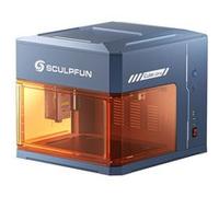 Machine de gravure laser Sculpfun iCube Ultra Dual Laser à diode 12 W laser infrarouge 1.2 W Zone de travail 150 x 135 mm Spot laser de 0.08 mm Bleu