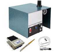 Machine de gravure pneumatique bijoux 1400 tr/min Machines pneumatiques à main vitesse réglable 80W Pièce graveur avec tête unique for, artisanat et fer forgé