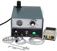 Machine de gravure pneumatique double face 60 W bijoux Outil avec pédale for, artisanat, fer forgé 100-4000 tr/min