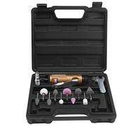 Machine de gravure pneumatique Mini meuleuse d'angle Outil de meulage d'air haute performance avec 25 000 tr/min Vitesse sans charge pour la gravure sur métal Polissage Meulage (Style américain)